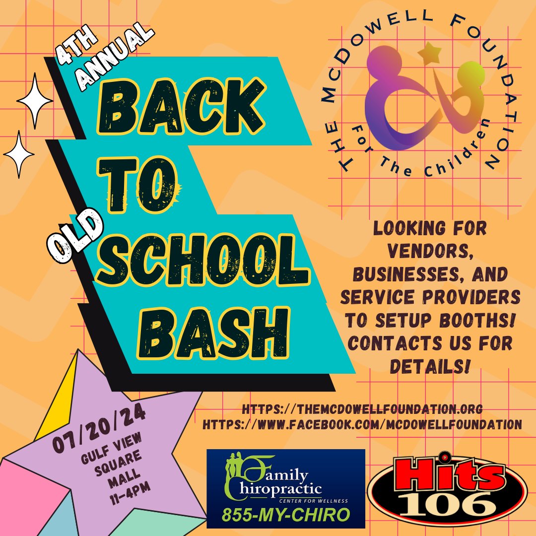 4th Annual Back to School Bash